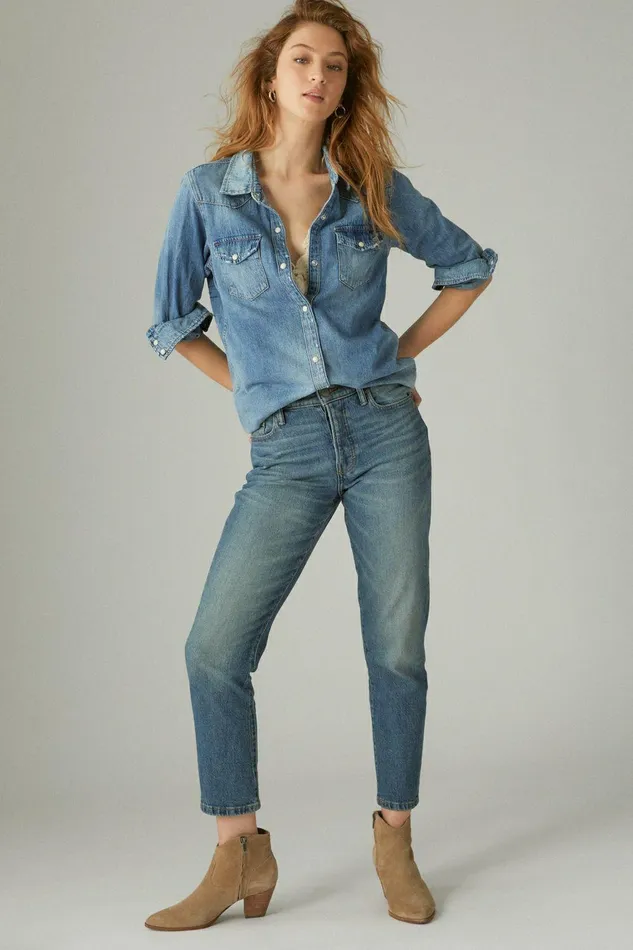 Lucky Brand Jeans High Rise Drew Mom Starlet Dest 8211 Women