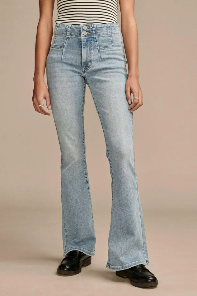 Lucky Brand Jeans High Rise Stevie Flare Aquarius 8211 Women