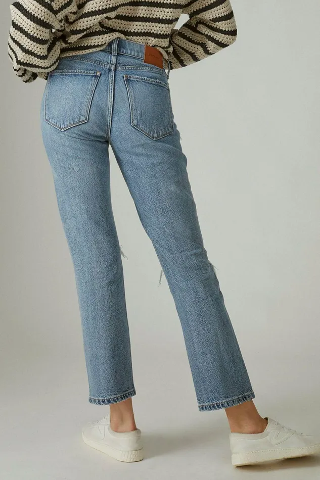 Lucky Brand Jeans High Rise Zoe Straight Saturn Dest 8211 Women