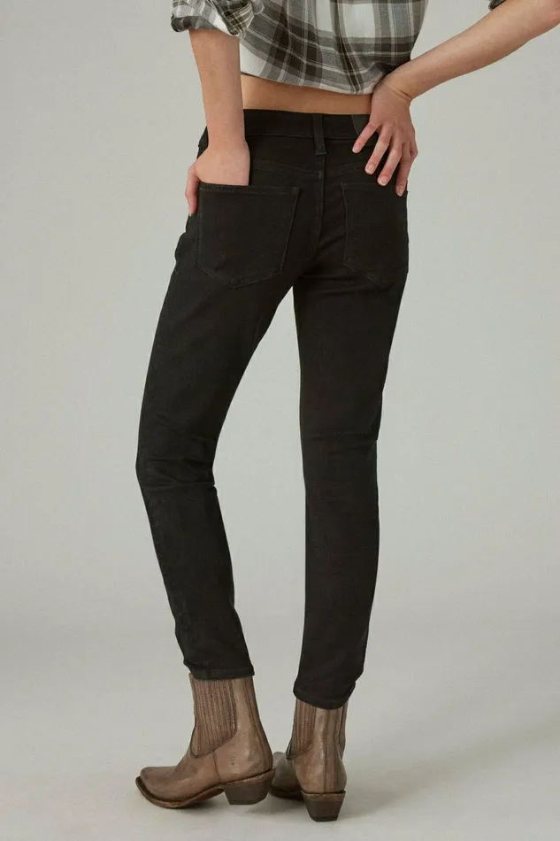 Lucky Brand Jeans Low Rise Lizzie Skinny Clean Black 8211 Women