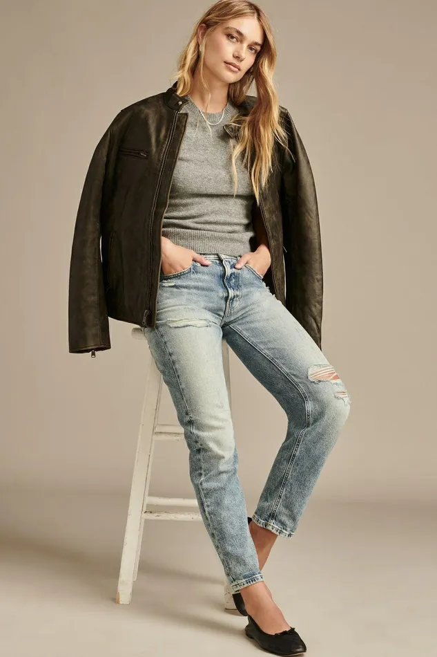 Lucky Brand Jeans Mid Rise Boy Jean Red Carpet Dest 8211 Women