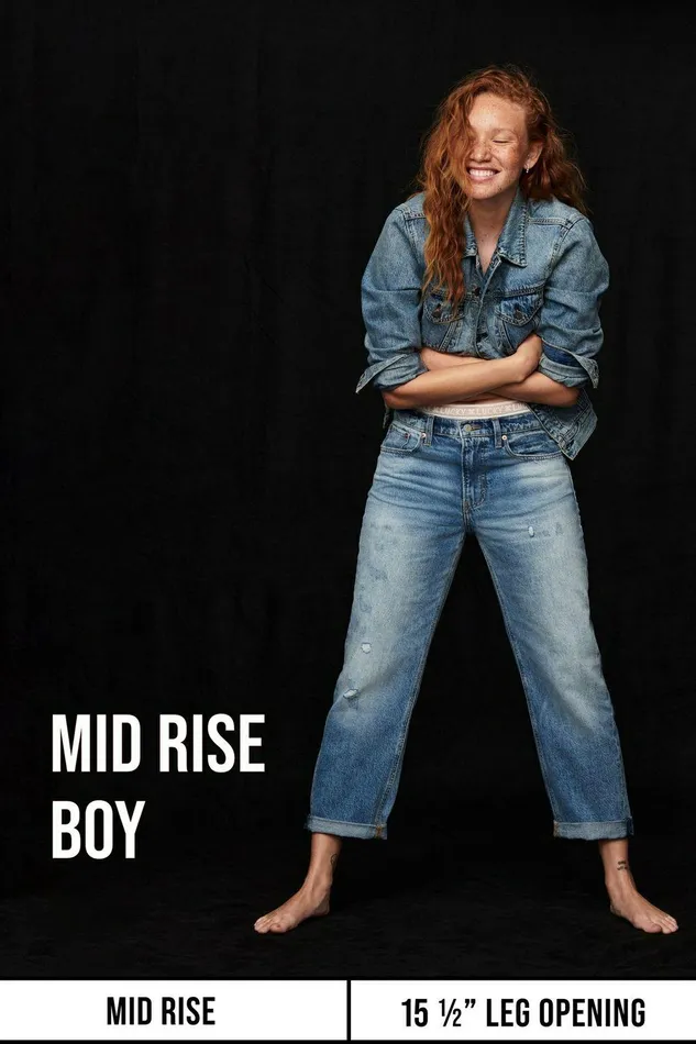 Lucky Brand Jeans Mid Rise Boy Jean Red Carpet Dest 8211 Women