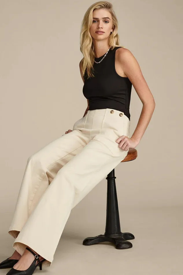 Lucky Brand Jeans Palazzo Cloud High 8211 Women