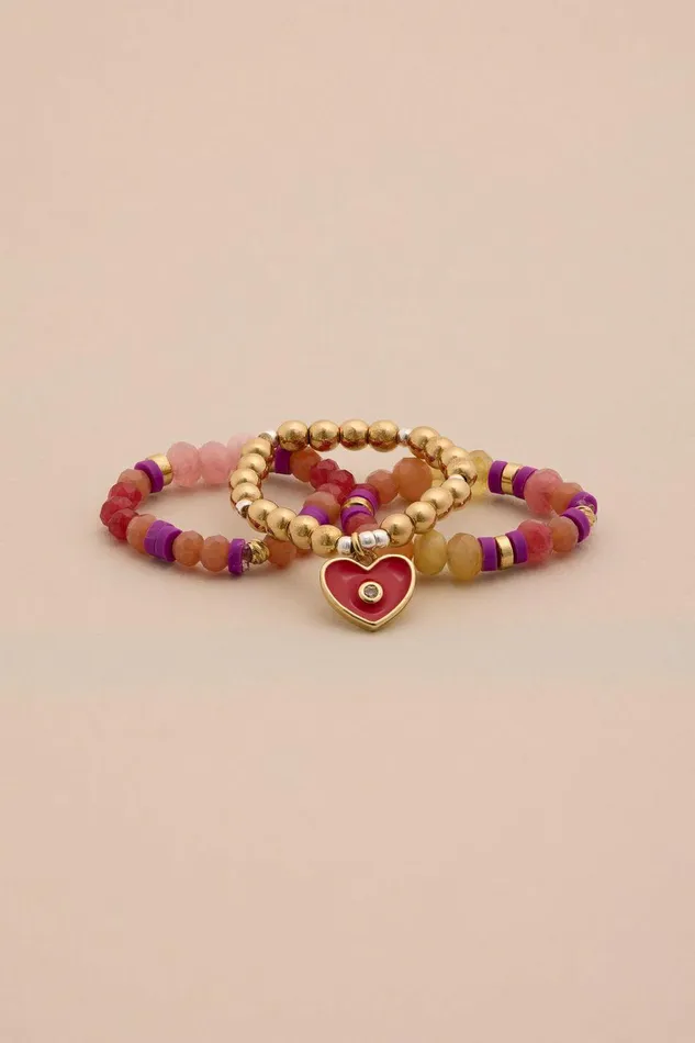 Lucky Brand Jewelry Beaded Ring Set Gold 8211 Women