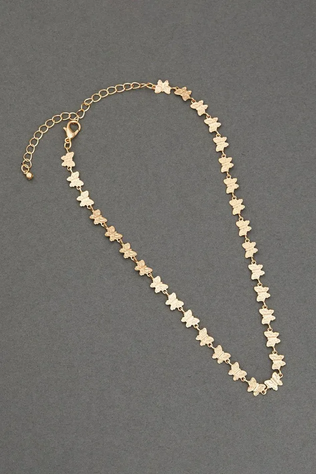 Lucky Brand Jewelry Butterfly Collar Necklace Gold 8211 Women