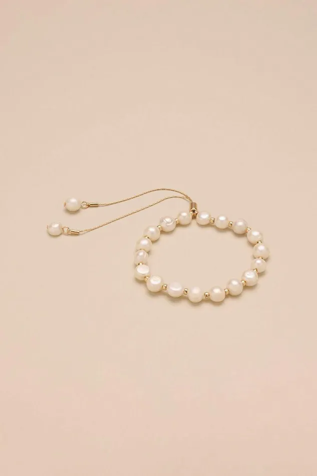 Lucky Brand Jewelry Fresh Water Pearl Bracelet Gold 8211 Women