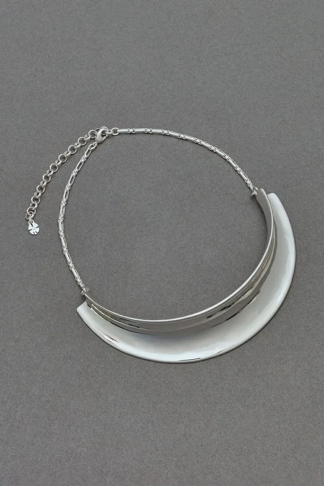Lucky Brand Jewelry High Shine Chunky Collar Silver 8211 Women