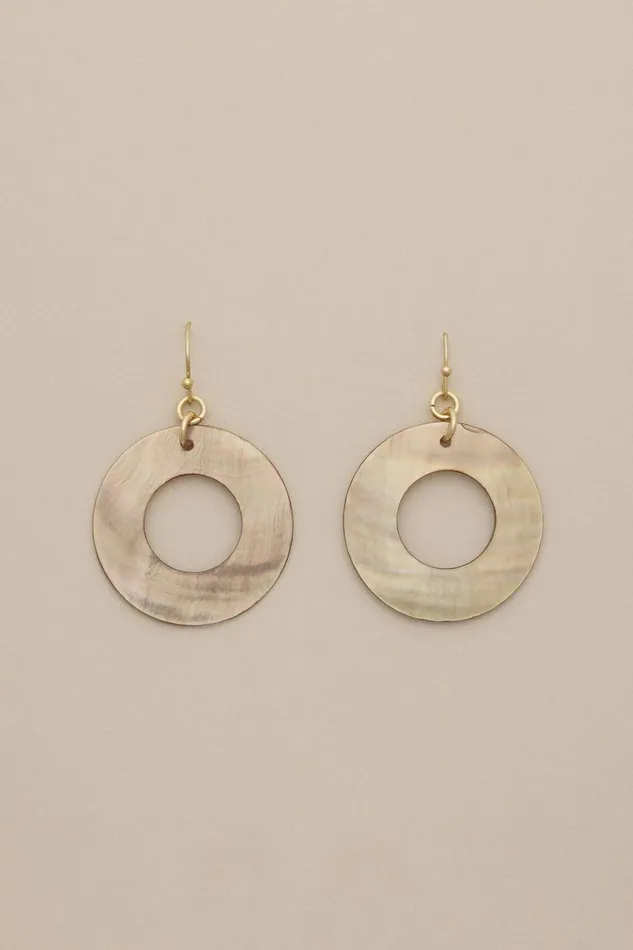 Lucky Brand Jewelry Shell Drop Earrings Gold 8211 Women
