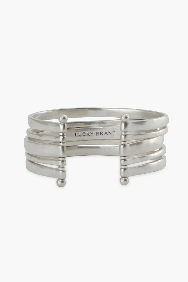 Lucky Brand Jewelry Silver Cuff Bracelet Silver 8211 Women