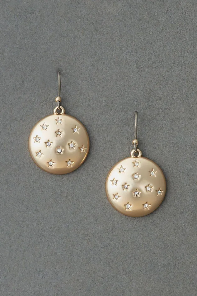 Lucky Brand Jewelry Star Bubble Drop Earring Gold 8211 Women