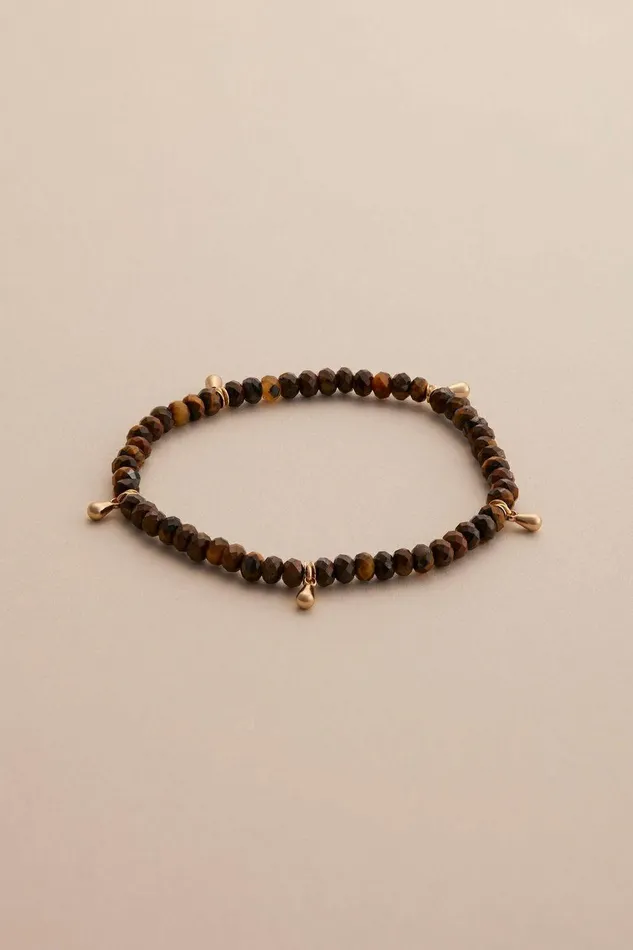 Lucky Brand Jewelry Tiger Eye Bead Bracelet Gold 8211 Women