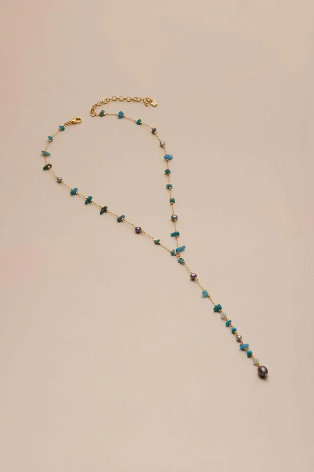 Lucky Brand Jewelry Turquoise Lariat Necklace Gold 8211 Women