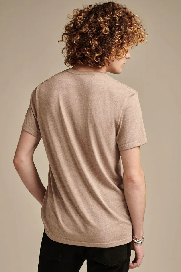 Lucky Brand Shirts and Tops Venice Burnout Crew Neck Tee Deep Taupe 8211 Men