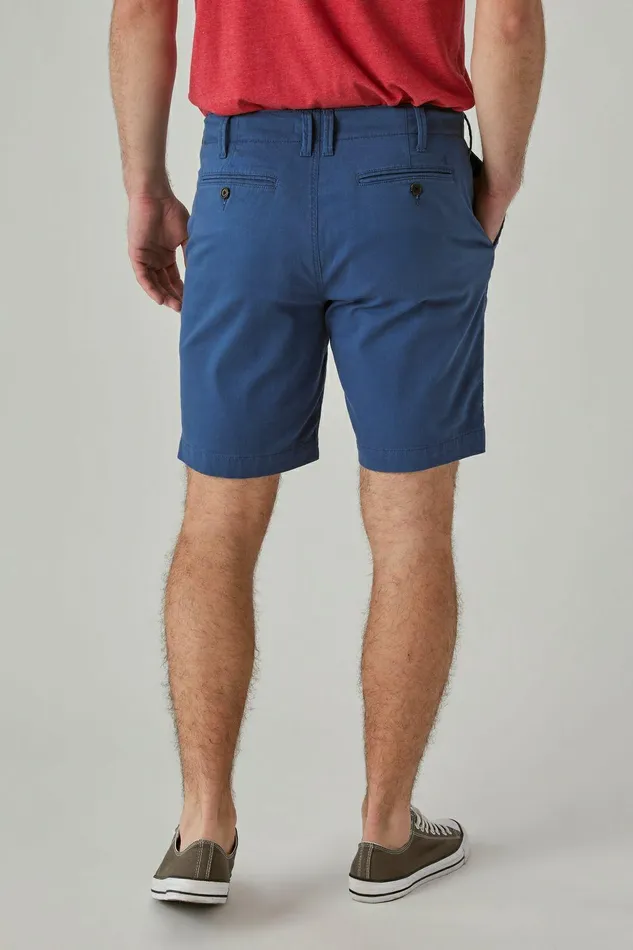 Lucky Brand Shorts 11034 Stretch Twill Flat Front Short English Blue 8211 Men