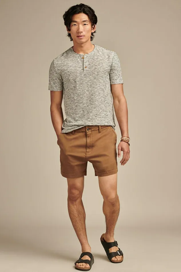 Lucky Brand Shorts 5034 Stretch Twill Short Coffee Liqueur 8211 Men