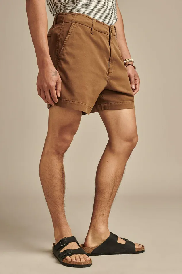 Lucky Brand Shorts 5034 Stretch Twill Short Coffee Liqueur 8211 Men