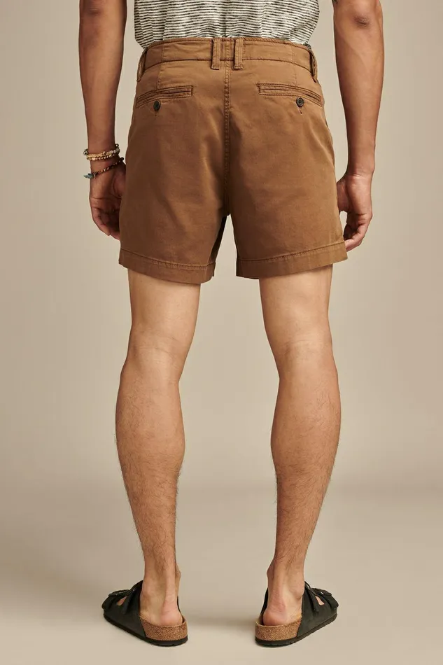 Lucky Brand Shorts 5034 Stretch Twill Short Coffee Liqueur 8211 Men