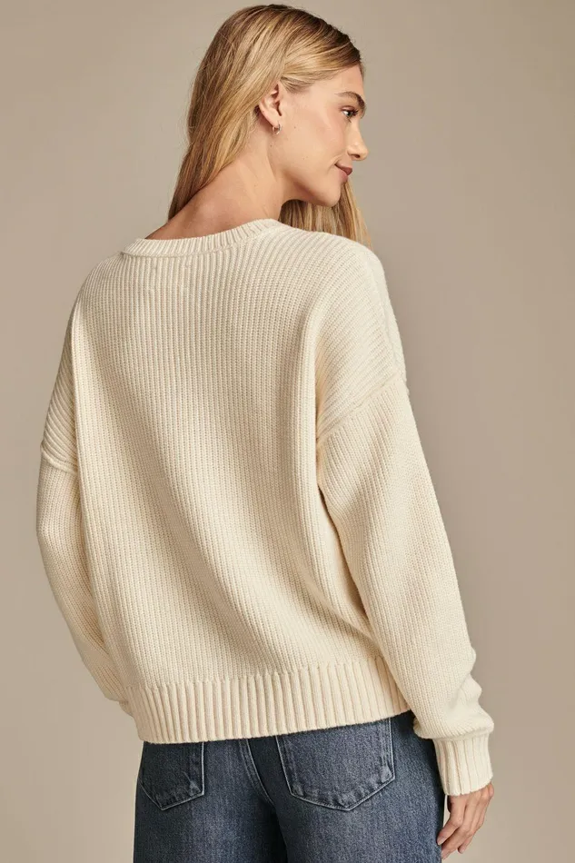 Lucky Brand Sweaters and Sweatshirts Notch Neck Pullover Tofu 8211 Women
