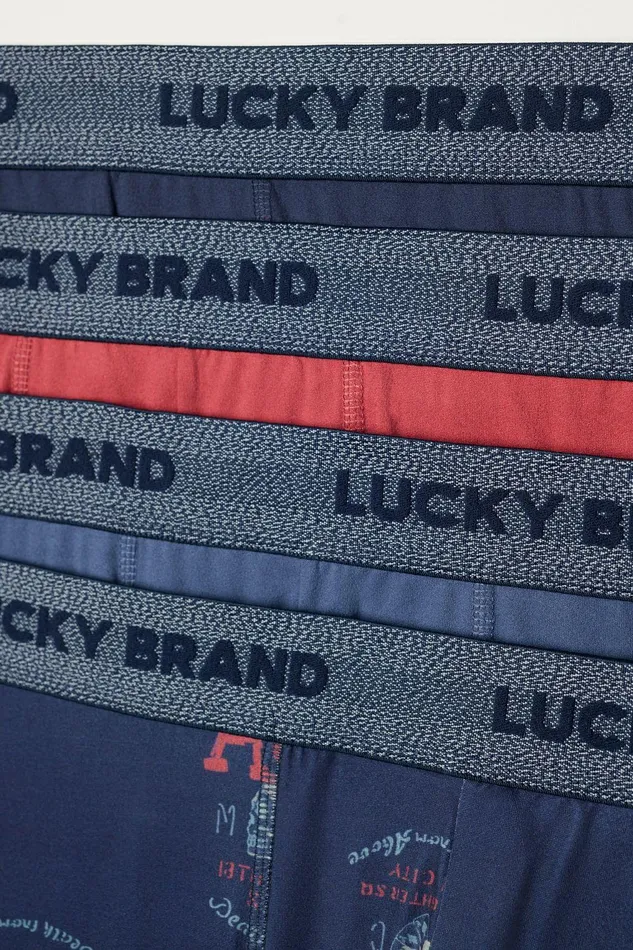 Lucky Brand Underwear and Sleepwear 4pk Essential Soft Boxer Brief Multi 8211 Men