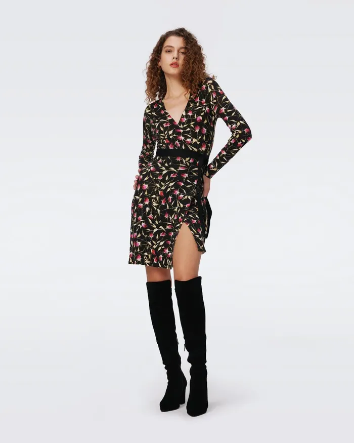 Luella Wool Wrap Dress Rockn Rose Women DVF Dresses