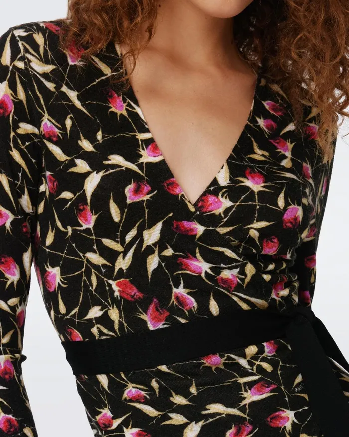 Luella Wool Wrap Dress Rockn Rose Women DVF Dresses