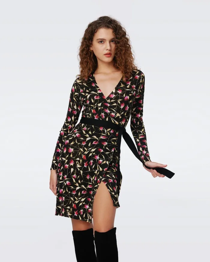 Luella Wool Wrap Dress Rockn Rose Women DVF Dresses