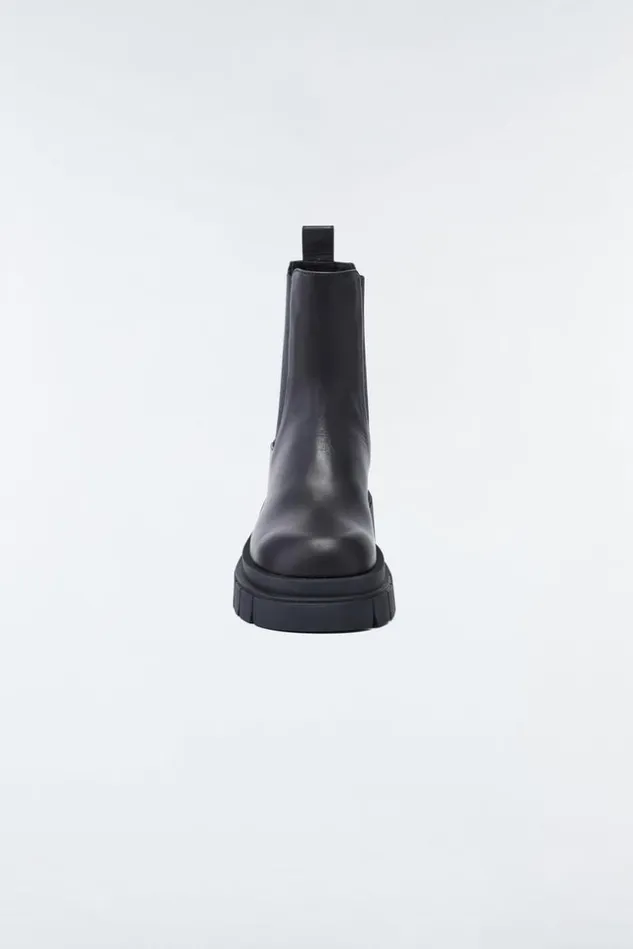 Mackage Chelsea Boots Men Storm ShearlingLined R Leather Chelsea Boot For Men Black