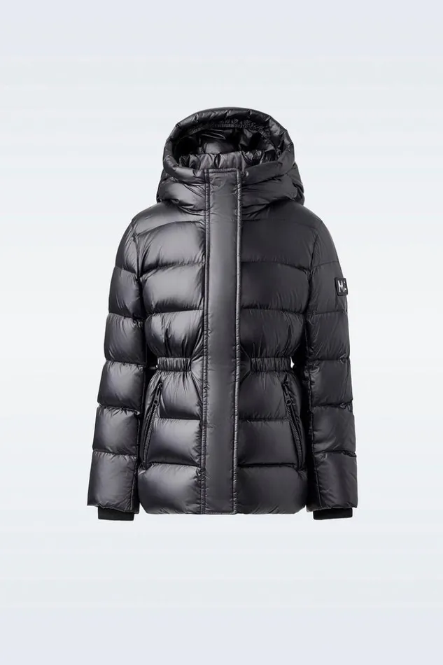 Mackage Coats and Jackets Kids AlannisT Lustrous Medium Down Parka With Hood For Toddlers 26 Years Black Mackage Coats and Jackets Kids AlannisT Lustrous Medium Down Parka With Hood For Toddlers 26 Years Black