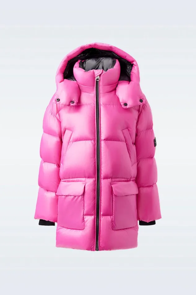 Mackage Coats and Jackets Kids Kennie Lustrous Light Down Parka With Hood For Kids 814 Years Lotus Mackage Coats and Jackets Kids Kennie Lustrous Light Down Parka With Hood For Kids 814 Years Lotus