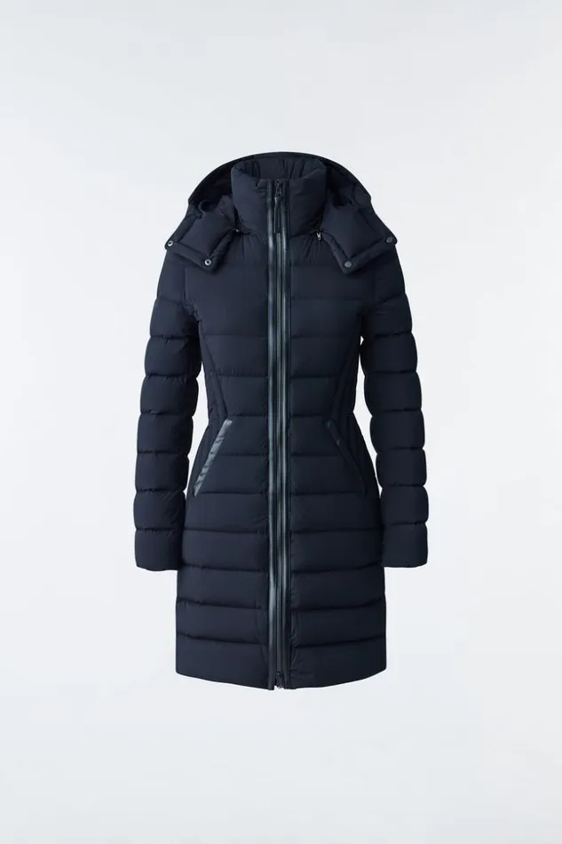 Mackage Downs and Jackets Women Farren Agile360 Down Coat With Removable Hood Black