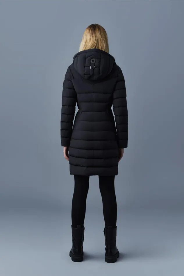 Mackage Downs and Jackets Women Farren Agile360 Down Coat With Removable Hood Black
