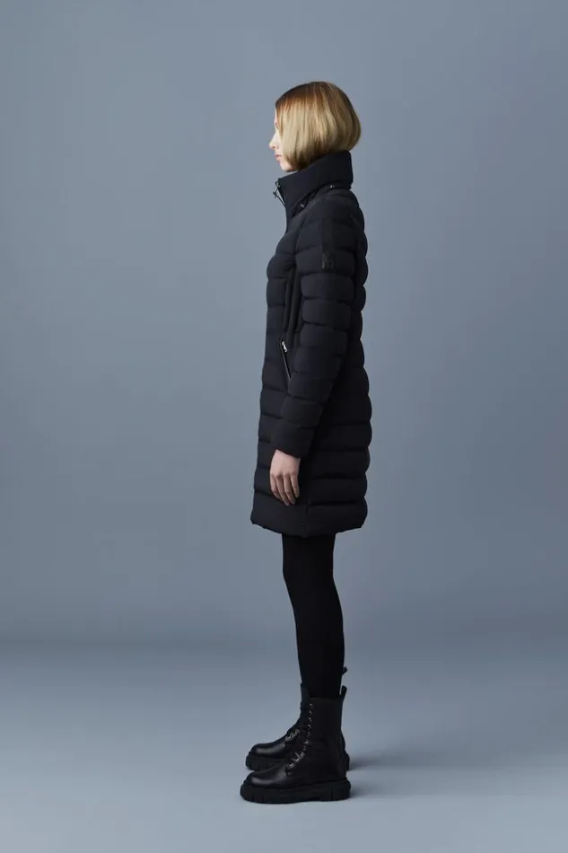 Mackage Downs and Jackets Women Farren Agile360 Down Coat With Removable Hood Black