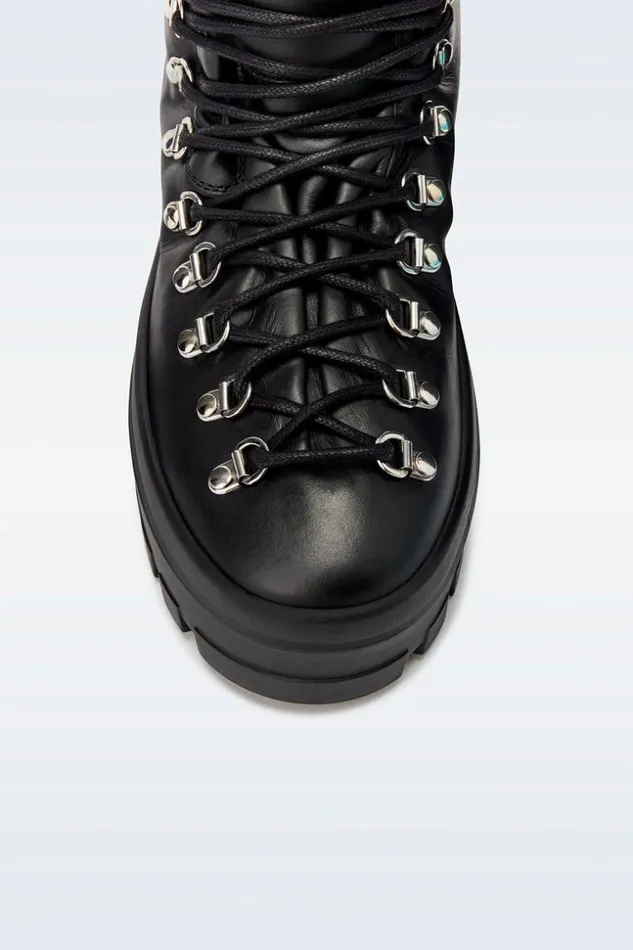 Mackage Leather Lined Boots Men BainM Leather MidCalf LaceUp Boots Black