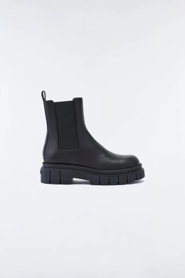 Mackage Leather Lined Boots Women Storm Unlined Lug Sole R Leather Chelsea Boot For Women Black Mackage Leather Lined Boots Women Storm Unlined Lug Sole R Leather Chelsea Boot For Women Black