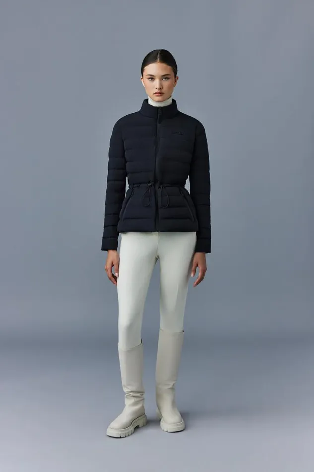 Mackage Light Down Jackets Women JaceyCity Light Down Jacket With Stand Collar Black