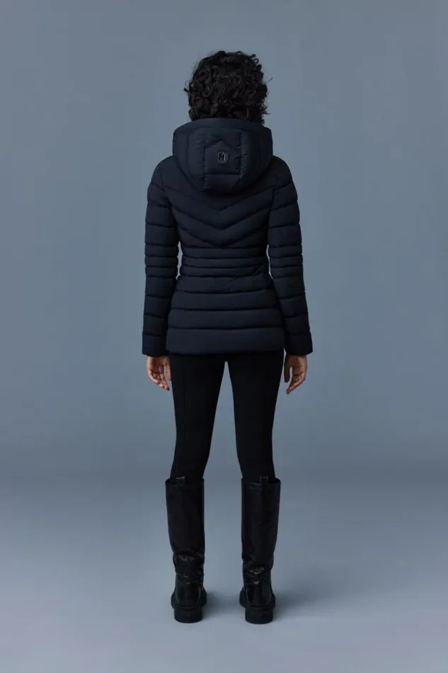 Mackage Light Down Jackets Women Patsy Agile 360 Down Jacket With Hood Black