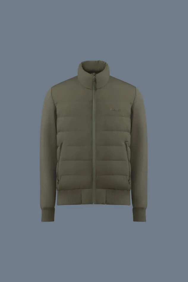 Mackage Light Jackets Men HaneyCity Hybrid Light Down Jacket Light Military