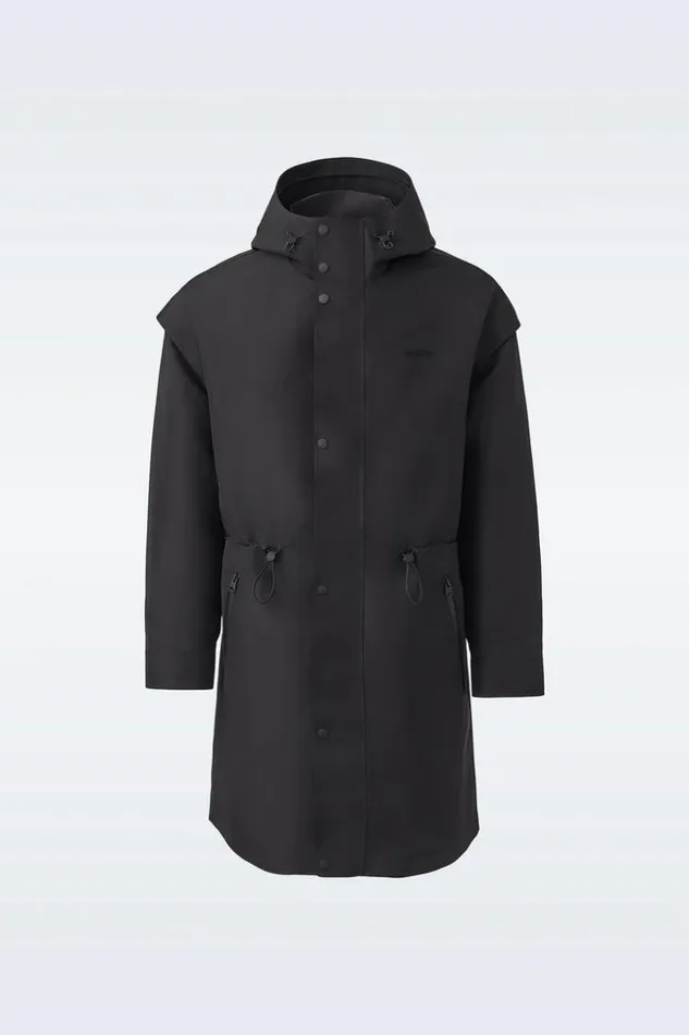Mackage Raincoats Men EdwinCity 2In1 Tech Jacket With Removable Liner Black