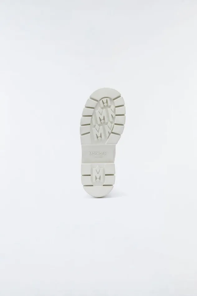 Mackage Shearling Lined Boots Women Commander ShearlingLined Lug Sole R Leather Boot For Women Cream