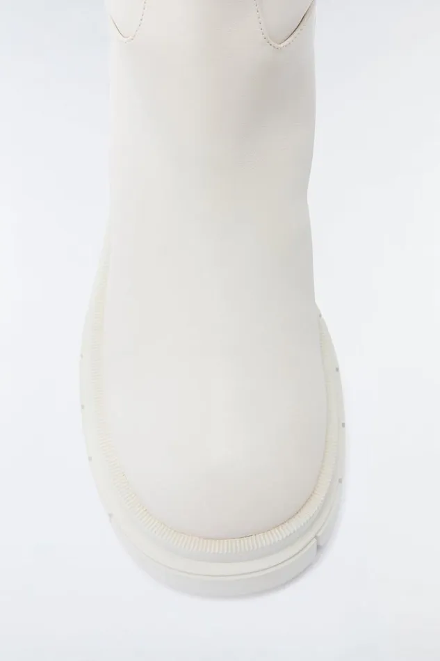Mackage Shearling Lined Boots Women Commander ShearlingLined Lug Sole R Leather Boot For Women Cream