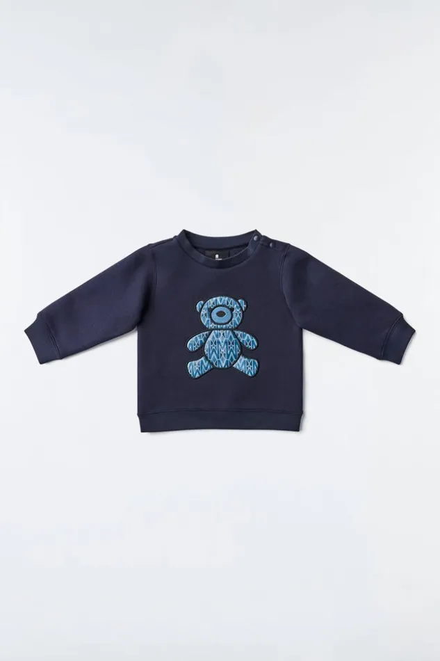 Mackage Sweatshirts Kids Rio DoubleFace Jersey Sweatshirt With Wordmark For Babies 324 Months Navy Mackage Sweatshirts Kids Rio DoubleFace Jersey Sweatshirt With Wordmark For Babies 324 Months Navy