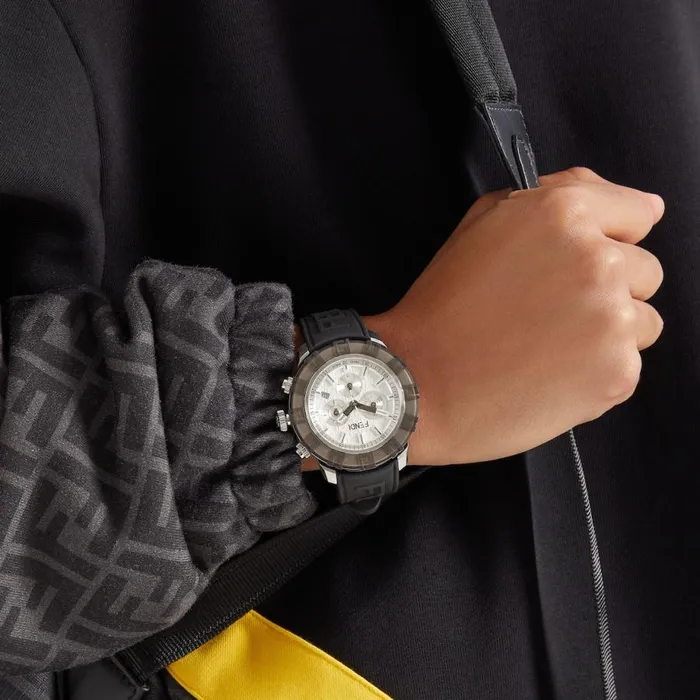 Man 45mm 8211 Chronograph Watch Fendi Watches