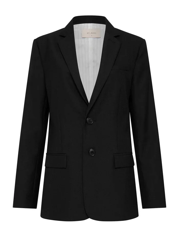 Maternity St Agni 8211 Carter Blazer in Black 8211 The UNDONE Women