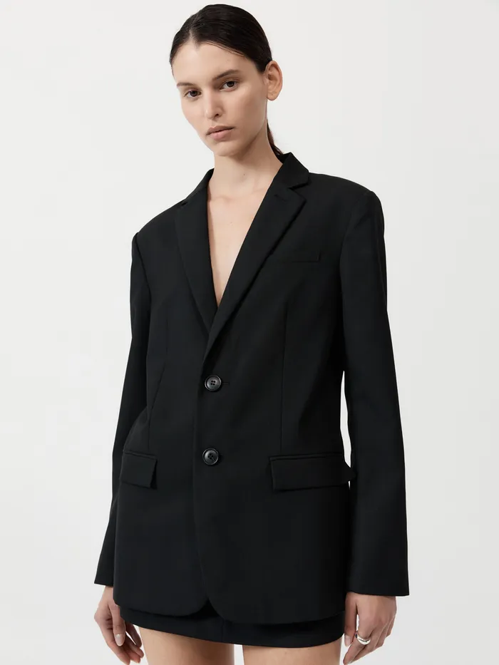 Maternity St Agni 8211 Carter Blazer in Black 8211 The UNDONE Women