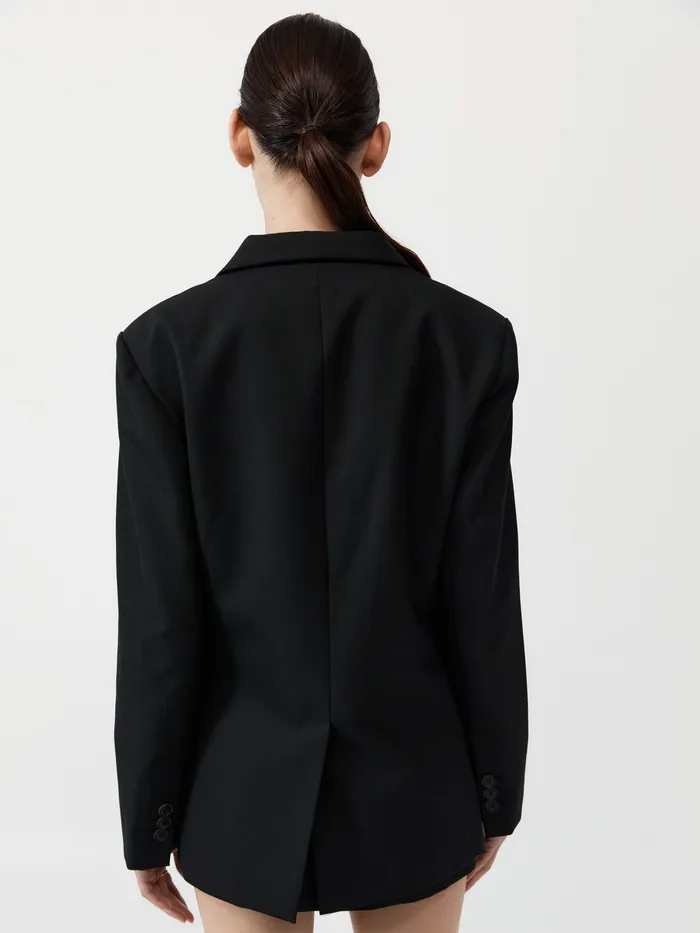 Maternity St Agni 8211 Carter Blazer in Black 8211 The UNDONE Women