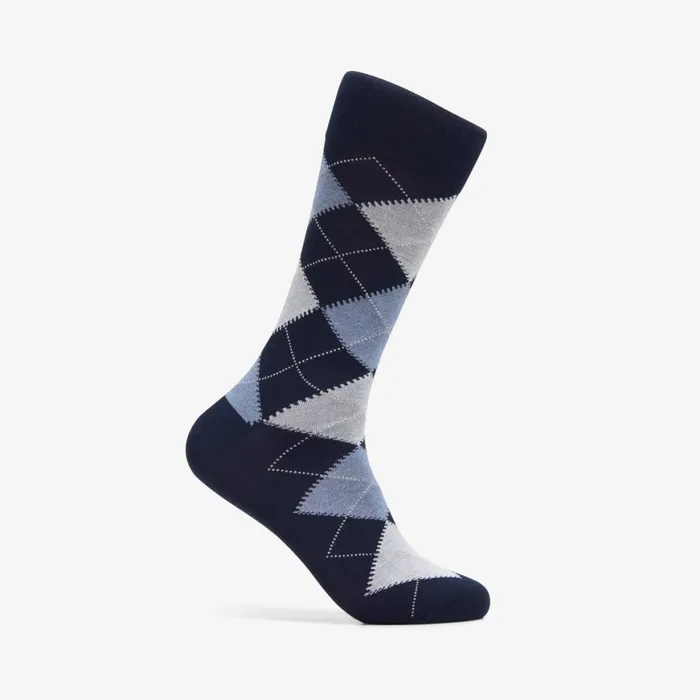 Men Argyle Navy Clarks Socks