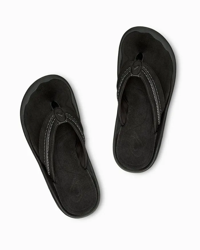 MenBig and Tall OluKai Kkulu Sandals Black Tommy Bahama Shoes and Sandals MenBig and Tall OluKai Kkulu Sandals Black Tommy Bahama Shoes and Sandals