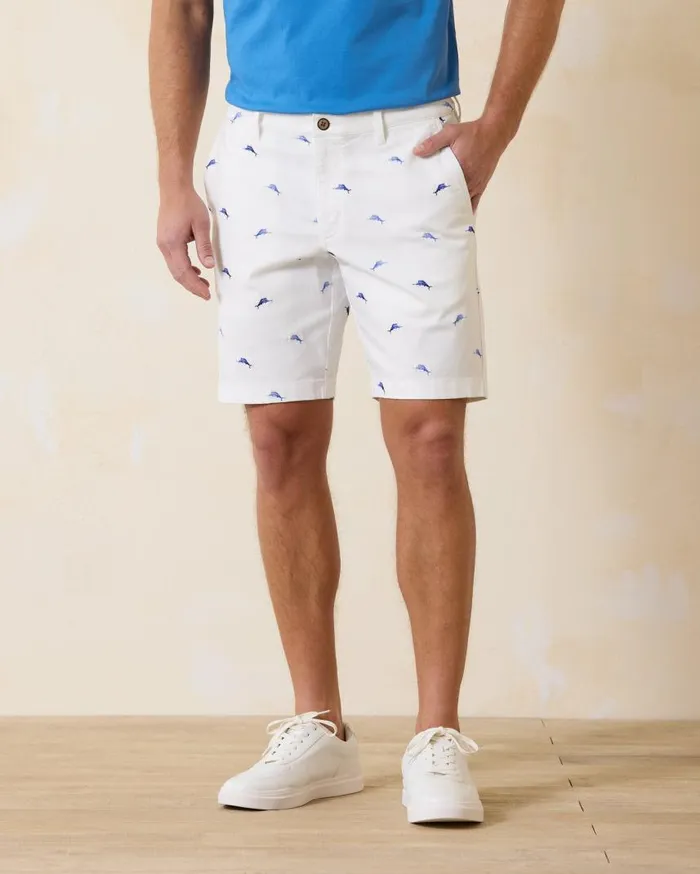 Men Chip Shot IslandZone 10Inch Shorts Dockside Blue Tommy Bahama Shorts