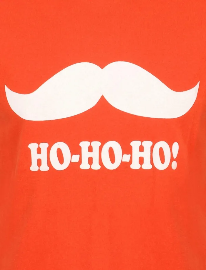 Men Christmas Jumpers Tokyo Laundry Ho Ho Ho Novelty Cotton Christmas TShirt In Red 8211 Season039S Greetings Red