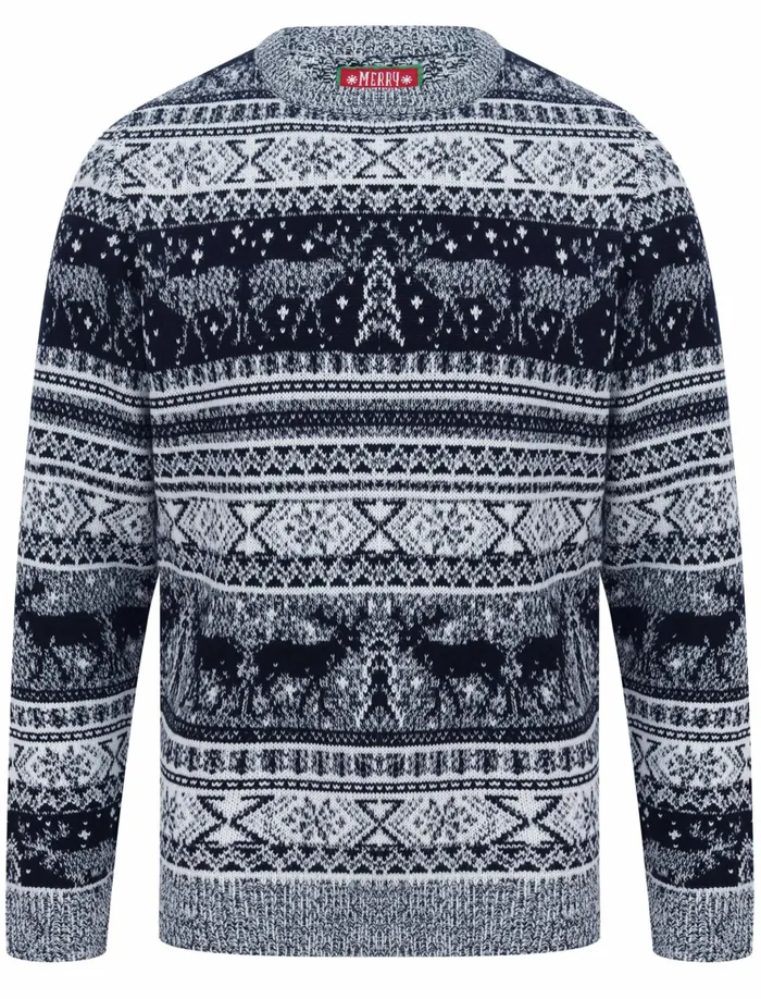 Men Christmas Jumpers Tokyo Laundry Reynisfjall Jacquard Nordic Fairisle Christmas Jumper In Ink Merry Christmas Navy Men Christmas Jumpers Tokyo Laundry Reynisfjall Jacquard Nordic Fairisle Christmas Jumper In Ink Merry Christmas Navy